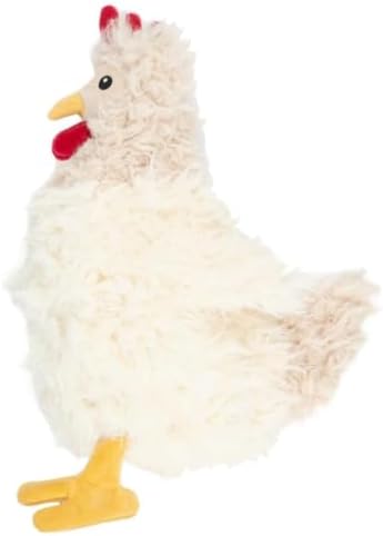 Best Pet Supplies Interactive Squeaky Dog Toy - Crinkle Chicken, Beige by BestPetSuppliesLLC