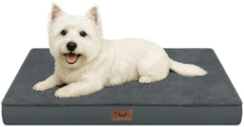 Waterproof Orthopedic Dog Crate Bed for Small Dogs & Cats by TailStories