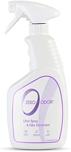 Zero Odor Litter Box Odor Eliminator Spray, Cat Litter Deodorizer, 16 oz by ZeroOdor