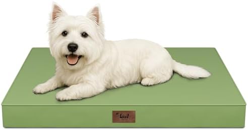 Waterproof Orthopedic Dog Crate Bed for Small Dogs & Cats by TailStories