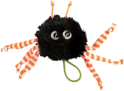 SmartyKat Halloween Soarin' Spider Launcher Catnip Cat Toy - Black/Orange, One Size by SmartyKat