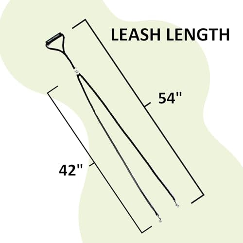 Caldwell's Pet Supply Co. Dual Dog Leash, Double Dog Leash for Two Dogs, Tangle Free, Heavy Duty Double Ended Tandem Leashes with Padded Handle with Tangle-free Swivel, for Small, Medium or Large Dogs - Image 2