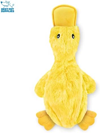 Best Pet Supplies Interactive Squeaky Dog Toy - Crinkle Duck Set - Image 3
