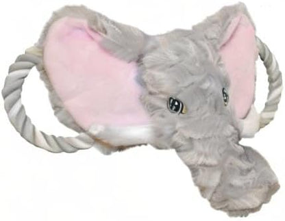 Jolly Pets Jolly Tug-a-Mal Elephant Tug/Squeak Toy, Large (JTA44)
