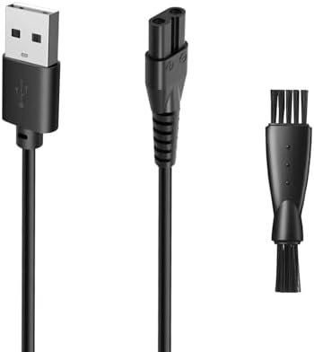 USB Charging Cable for Veeconn Dog Clippers - 1M Compatible with YP-007P/T4 Model Only Pet Grooming Kit, TPE Braided Cable for Cordless Pet Nail Trimmer by wotdmu