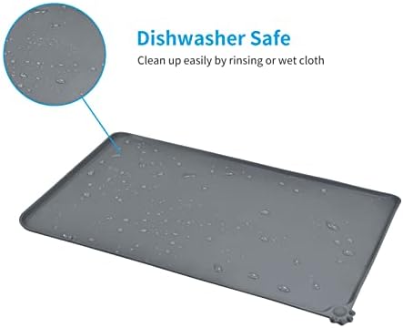 AUDWUD Waterproof Silicone Pet Feeding Mats,Anti-Slip Dog Food Bowl Pad - Image 5