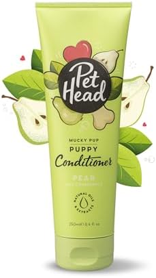 Pet Head Mucky Pup Puppy Conditioner | Pear Scent | 8.4 fl. oz. by PETHEAD