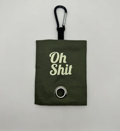 Funny Novelty Dog Waste Bag Dispenser - Oh Shit (Pink) - Image 5
