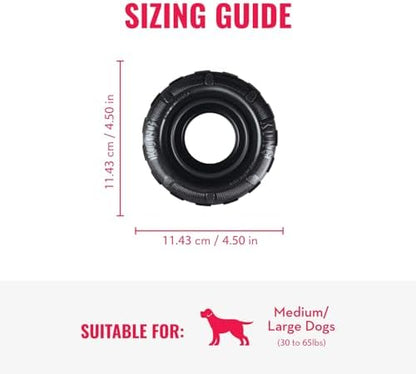 KONG Extreme Tires Natural Rubber Chew Toy, for Medium/Large Dogs - Image 4