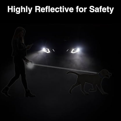 WIGZI Reflective Gel Retractable Leash, Yellow, Small - Image 5