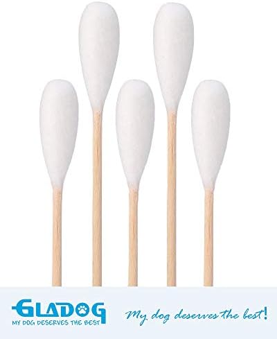 GLADOG 6 Inch Professional Big Cotton Buds for Dogs (Medium Size), Specially Designed Dog Cotton Buds with Durable Bamboo Handle - Image 3