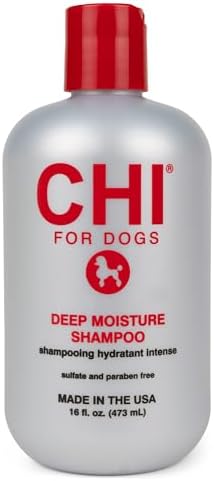 CHI for Dogs Deep Moisture Hydrating Dog Shampoo, 16 Fl Oz Bottle by FaroukSystemsInc