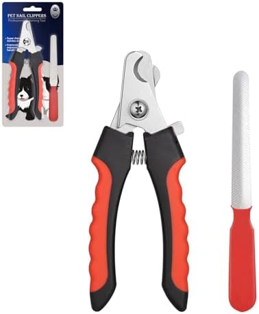 4.72 inch Dog Nail Clippers for Small Dogs with Free Nail File by Unknown