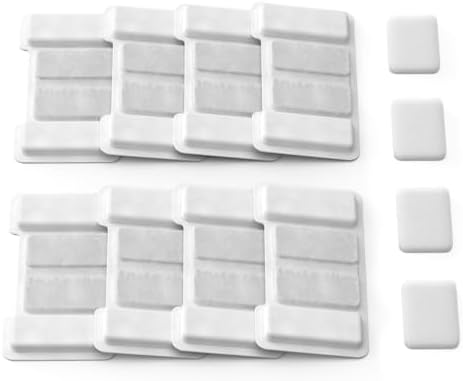 Cat Water Fountain Filters - 8 Pack Replacement Filters & 4 Pack Replacement Pre-Filter Sponges Set for Automatic Pet Fountain, Multi-Pet Household Friendly,Keep Drinking Fresh by OUYILE