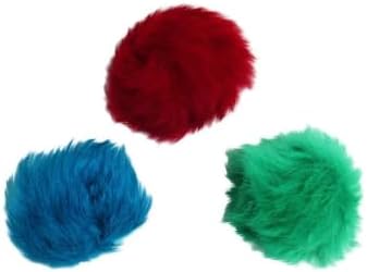 3 Count of Bat Arounds: Fur Ball Cat Toy from Da Bird by GoCat