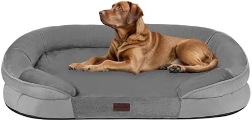 Dwanton Orthopedic Waterproof X-Large Dog Bed Sofa, Gel Memory Foam, 45" by DWANTON