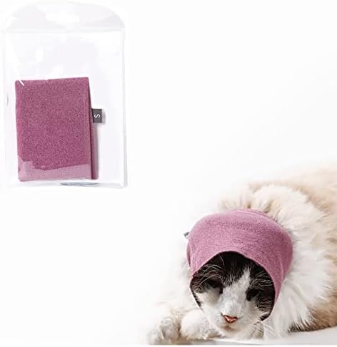 Dog Ear Cover for Anxiety Relief, Dog Calming Hood for Grooming and Bath Drying, Pet Cats and Dogs Ear Protector (Small) by FKYzixeh