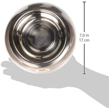 Stainless Steel Dog Bowl with Plastic Base by Ferplast