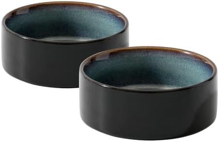 Havniva Cat Bowls Set of Two, 5.1” Ceramic Cat Food Bowls, Cat Water Bowl by Havniva