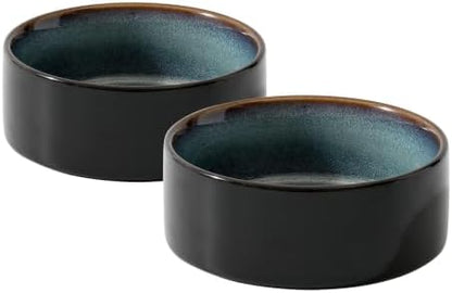Havniva Cat Bowls Set of Two, 5.1” Ceramic Cat Food Bowls, Cat Water Bowl by Havniva