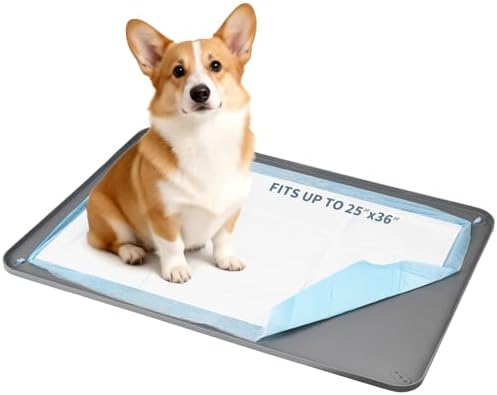 Silicone Pee Pad Holder for Dogs and Puppies, Fits 23" x 36" Pads by Unknown