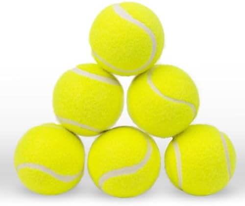 Pet Prime Dog Toy Tennis Ball 6 Pcak 2.5 Inch for Max Automatic Ball Lanucher Interactive Pet Balls for Exercise Training Play Fetch by PetPrime