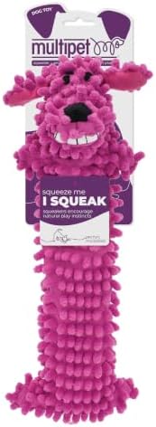Multipet 12-Inch Floppy Loofa Light Weight No Stuffing Dog Toys, Assorted Colors (Pack of 1) - Image 2