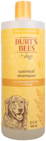 Burts Bees for Pets Oatmeal Dog Shampoo, Honey Scent, 32 Fl Oz Bottle by BurtsBeesforPets