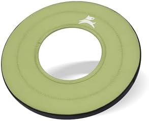 OllyDog Mini Super Flyer, Dog Flying Disc – Floating Fetch Toy, Soft on Teeth, Eco-Friendly Recycled Material, Lightweight, for Small & Medium Dogs (Palm, 9") - Image 5