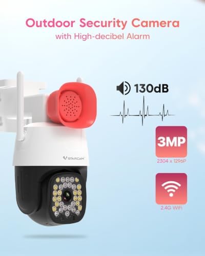 VSTARCAM 3MP Pet Cameras, Security Camera Indoor, Interactive Cat/Pet Camera with Phone App, 2.4GHz with IR Night Vision, AI Motion Tracking, 2-Way Audio, 24/7 Cloud & SD Card Storage - Image 6