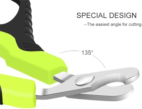 VICTHY Pet Nail Clippers for Small Animals, Dog/Cat Nail Clippers Claw Toenail Trimmer, Professional Home Grooming Tool for Cat/Dog/Kitten/Puppy/Bunny/Rabbit/Bird/Ferret - Image 2