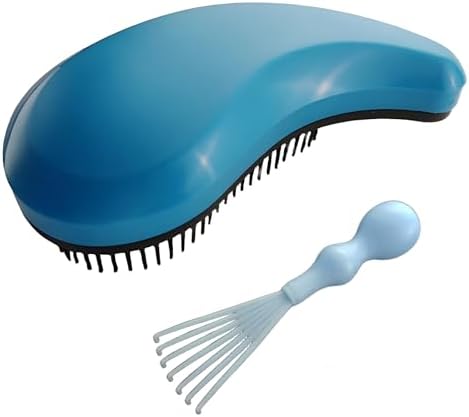Puppy Brush for Small Dogs - Soft Dog Brush （Blue） by MAEELOU