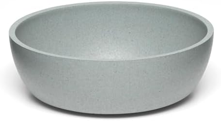 Loving Pets - Dolce Bamboo - Eco-Friendly Pet Bowls & Dishes for Dog, Cats, Puppy Food and Water Bowl -Sustainable and Dishwasher Safe, Made with Real Bamboo (Large, Slate-Grey) by Loving+Pets