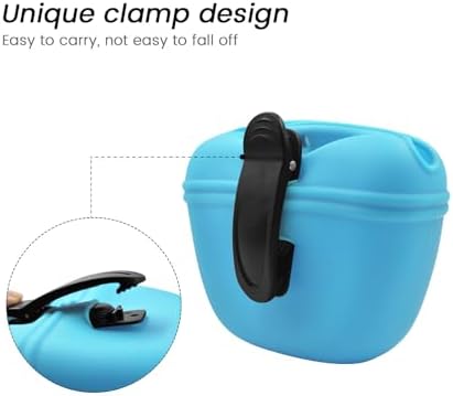 AUDWUD Silicone Dog Treat Pouch with Clicker Magnetic Closure Secure Clip - Image 4