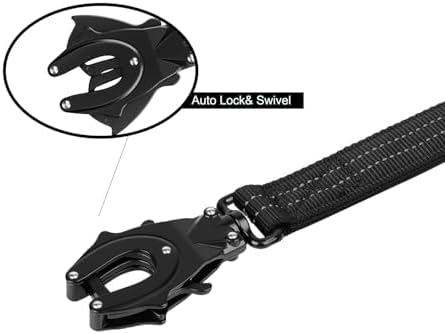 ICEFANG Tactical Dog Leash with Quick-Release Metal Clasp,Bungee-Dog Lead - Image 4