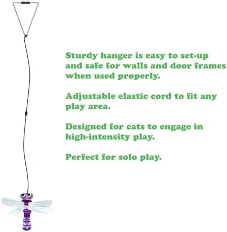 Meowijuana Jump 'n' Jamb Dragonfly Cat Toy and Catnip Blend | High Potency - Image 4
