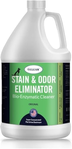 Strong Stain & Odor Eliminator - Cats & Dog Enzymatic Urine Destroyer -MADE IN USA- Fresh Scent Multi-Purpose Pet Stain Remover for Floors, Carpet, Bathrooms, Drains & Trash Deodorizer cleaner, 128oz - Image 7