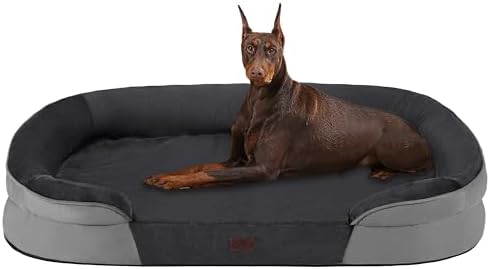Dwanton Orthopedic Waterproof XX-Large Dog Bed Sofa, Gel Memory Foam, 48" by DWANTON