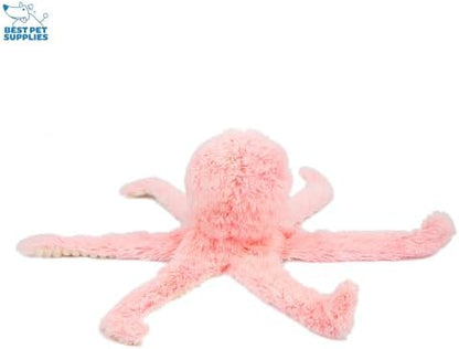 Best Pet Supplies Interactive Squeaky Dog Chew Toy, Ideal Dog Toys for Chewers, Small, Medium & Large Dogs, and Fetch Lovers - Octomutant (Pink), Large - Image 2