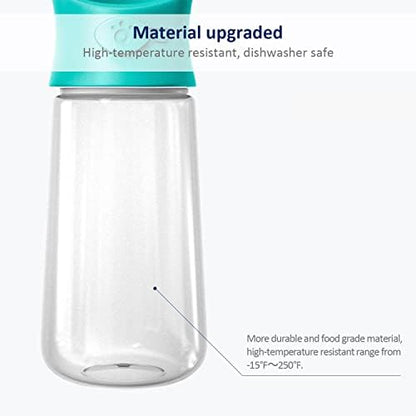 WePet Portable Dog Water Bottle, 19 OZ, Leak Proof Puppy Water Dispenser with Drinking Feeder for Pets Outdoor Walking, Hiking, Travel, Food Grade Plastic - Image 4