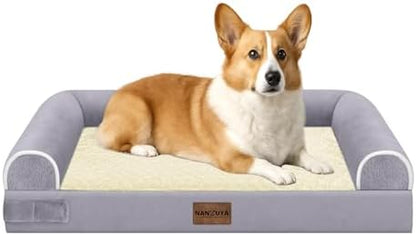 NANUYA Orthopedic Dog Bed for Medium Dogs, 30 x 20 Inch, Purple by Nanuya