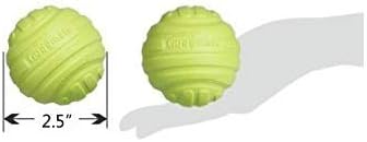 Durafoam Dog Chew Toy Ball Bite-Resistant 2.5" Dog Chew Ball Midi Launcher (2pcs)
