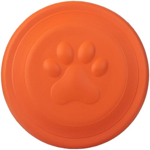 NAITELI Flyer-Soft Flying Disc Fetch Toy-for Small Dogs(Orange,S) by Unknown