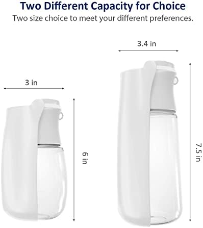 WePet Foldable Portable Dog Water Bottle Puppy Water Dispenser with Drinking Feeder, 19 OZ, High-Temperature Resistant Leak Proof for Pets Outdoor Walking, Hiking, Travel, Food Grade Plastic BPA Free - Image 4