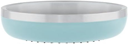 Master Pet Supply Stainless Steel Cat Bowls 9 oz Heavy Duty Aqua Sky by MasterPetSupply