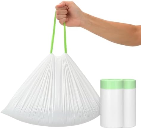Thickened Extra Large Cat Litter Box Liners 37" x 17", 20 Count Kitty Waste Bags with Drawstring – Heavy Duty Tear-Resistant Waterproof Pre-Separated Cat Litter Pan Liners for Easy Cleanup - Image 3
