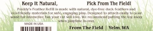 from The Field | Freddy's Feather Wand Refill Cat Toy | Duck Feathers - Image 3