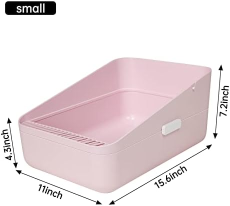 Sfozstra Small Cat Litter Box: Removable Tray for Cats Under 8 lbs - Image 4