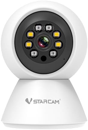 VSTARCAM 2MP Pet Camera Indoor for Dog Camera with Phone APP, Cameras for Home Security, Color Night Vision, Motion Detection, 2-Way Talk with Cloud/SD Card Storage by VSTARCAM