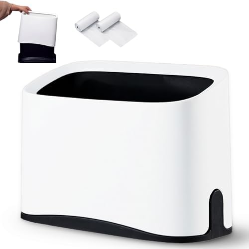Cat Litter Scoop Holder, Scooper Storage Caddy, Scoop Stand, White by HANDZEE